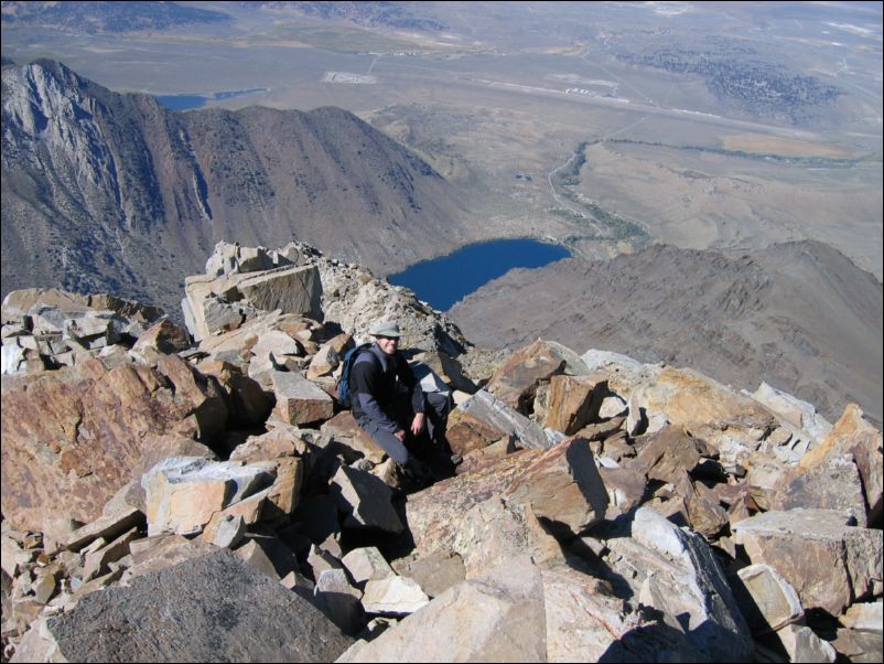 2005-09-10 Morrison (78) convict Lake far below